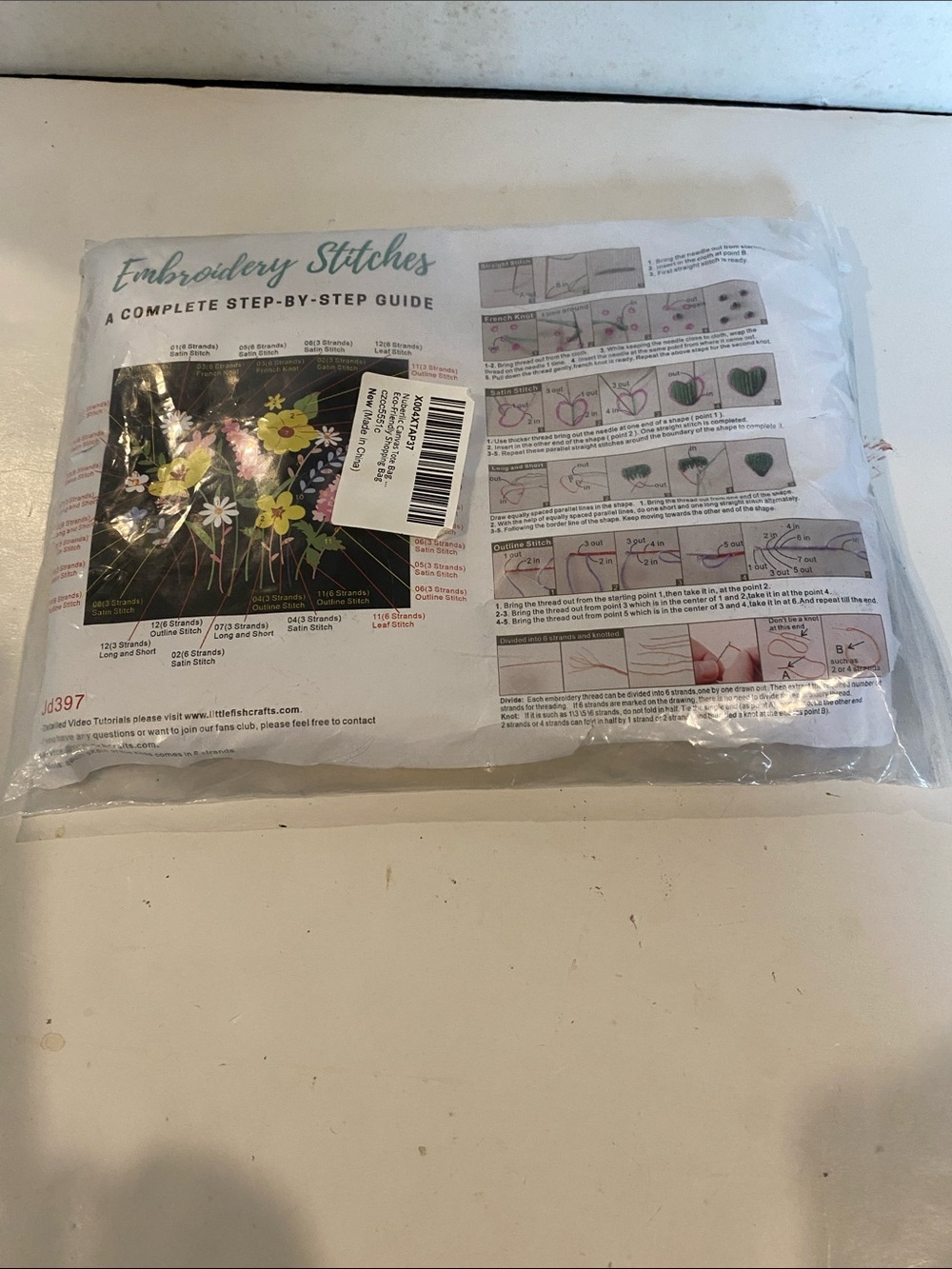 NIP Embroidery Stitches, a Complete Step-by-Step Guide Kit - Picture 2 of 5